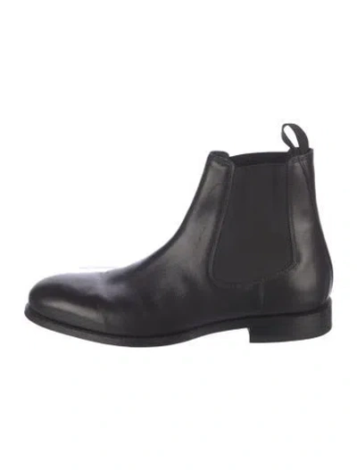 Pre-owned Kurt Geiger Leather Chelsea Boots In Black
