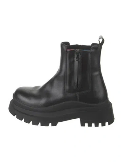 Pre-owned Kurt Geiger Leather Chelsea Boots In Black