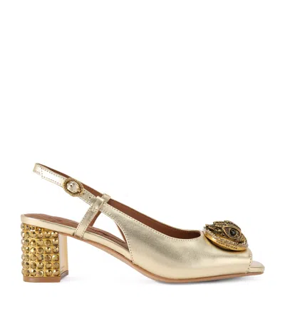 Kurt Geiger Leather Chelsea Slingback Pumps