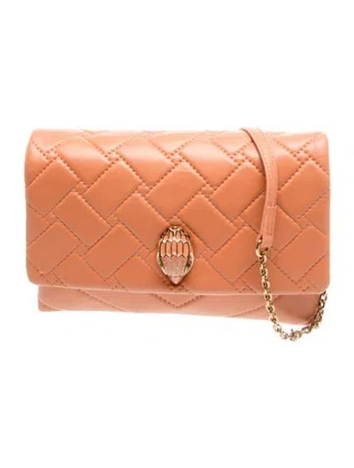 Pre-owned Kurt Geiger Leather Clutch In Brown
