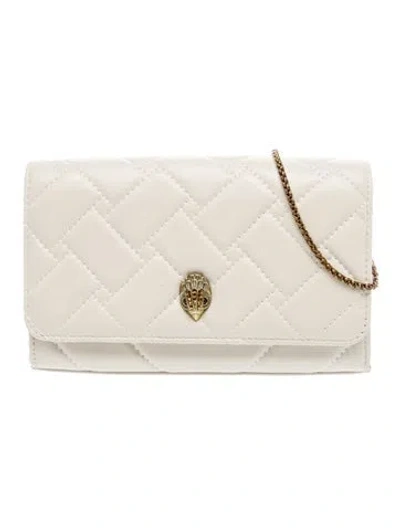 Pre-owned Kurt Geiger Leather Clutch In Neutrals
