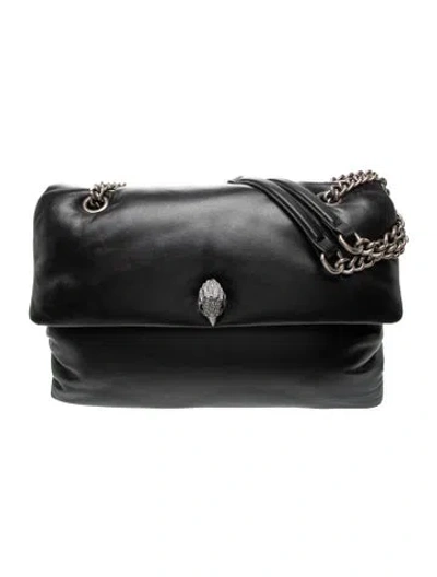 Pre-owned Kurt Geiger Leather Crossbody Bag In Black