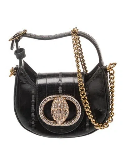 Pre-owned Kurt Geiger Leather Crossbody Bag In Black