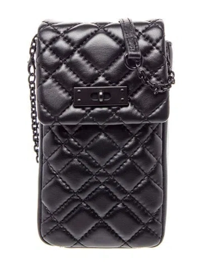 Pre-owned Kurt Geiger Leather Crossbody Bag In Black