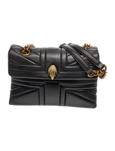 Pre-owned Kurt Geiger Leather Crossbody Bag In Black