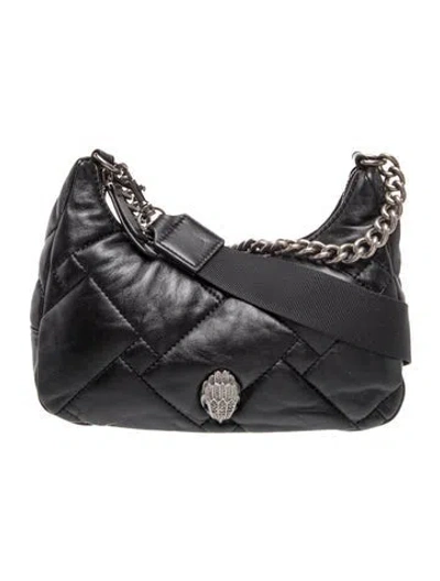 Pre-owned Kurt Geiger Leather Crossbody Bag In Black