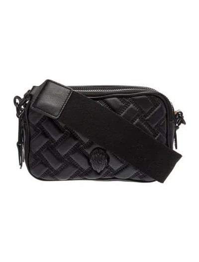 Pre-owned Kurt Geiger Leather Crossbody Bag In Black