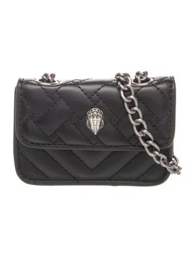 Pre-owned Kurt Geiger Leather Crossbody Bag In Black