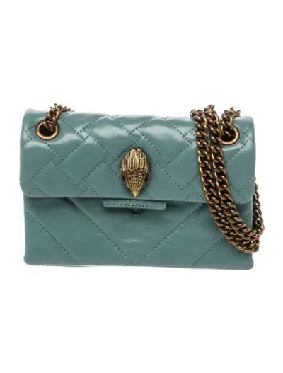 Pre-owned Kurt Geiger Leather Crossbody Bag In Blue