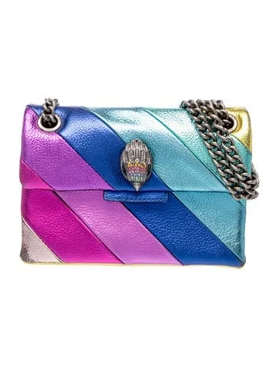 Pre-owned Kurt Geiger Leather Crossbody Bag In Blue
