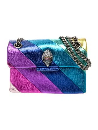 Pre-owned Kurt Geiger Leather Crossbody Bag In Blue