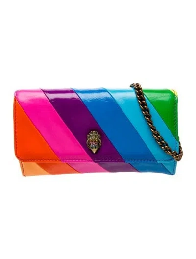 Pre-owned Kurt Geiger Leather Crossbody Bag In Blue