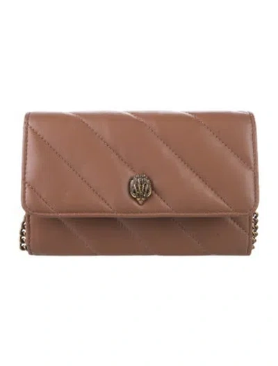 Pre-owned Kurt Geiger Leather Crossbody Bag In Brown