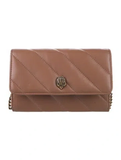 Pre-owned Kurt Geiger Leather Crossbody Bag In Brown