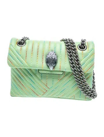 Pre-owned Kurt Geiger Leather Crossbody Bag In Green