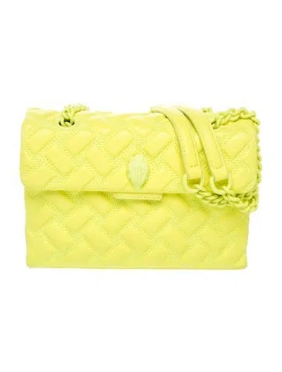 Pre-owned Kurt Geiger Leather Crossbody Bag In Green