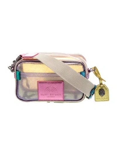 Pre-owned Kurt Geiger Leather Crossbody Bag In Neutrals