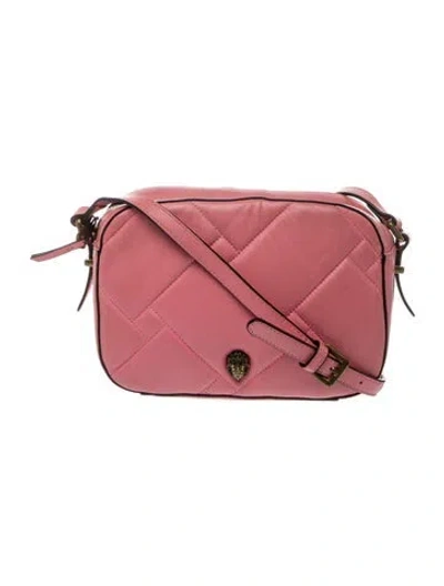 Pre-owned Kurt Geiger Leather Crossbody Bag In Pink