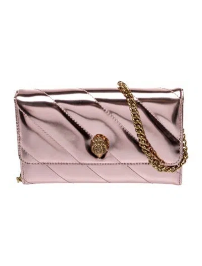 Pre-owned Kurt Geiger Leather Crossbody Bag In Pink