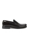 Kurt Geiger Denman Logo-print Loafers In Black