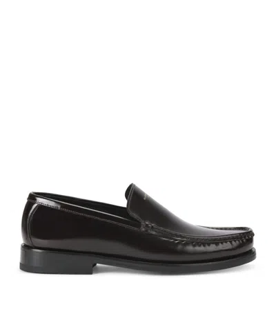 KURT GEIGER LEATHER DENMAN LOAFERS