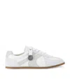 Kurt Geiger Mens White Eldon Leather And Suede Trainers Eur 45 / 11 Uk In White