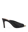 Kurt Geiger Leather Embellished Regent Mules
