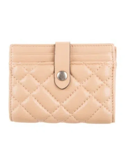 Pre-owned Kurt Geiger Leather French Purse In Neutrals