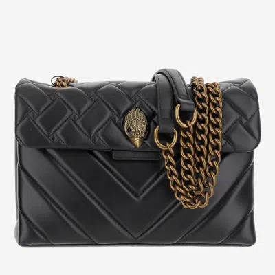 Kurt Geiger Leather Kensington Bag In Black