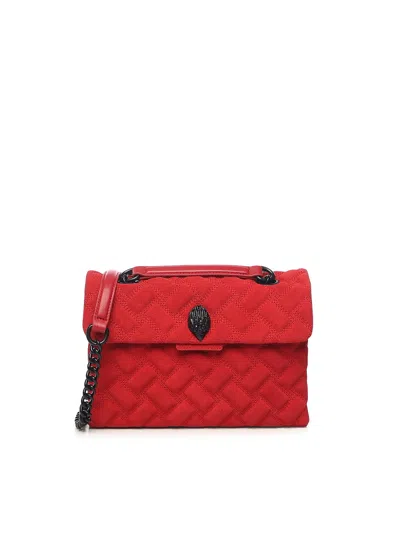 Kurt Geiger Leather Kensington Bag In Red