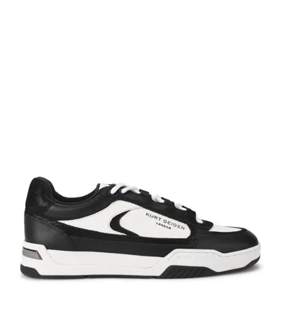 Kurt Geiger Leather Kingsland Sneakers In Black