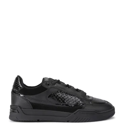 KURT GEIGER LEATHER KINGSLAND SNEAKERS