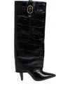 Kurt Geiger Leather Knee-high Boots In Black