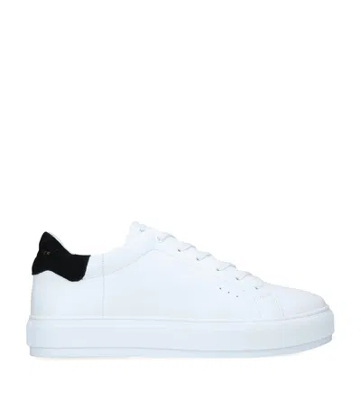 Kurt Geiger Leather Laney Sneakers In White