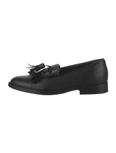 Pre-owned Kurt Geiger Leather Loafers In Black
