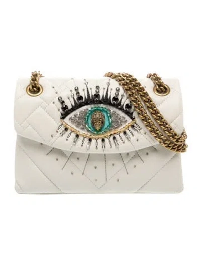 Pre-owned Kurt Geiger Leather Minaudière In Neutral