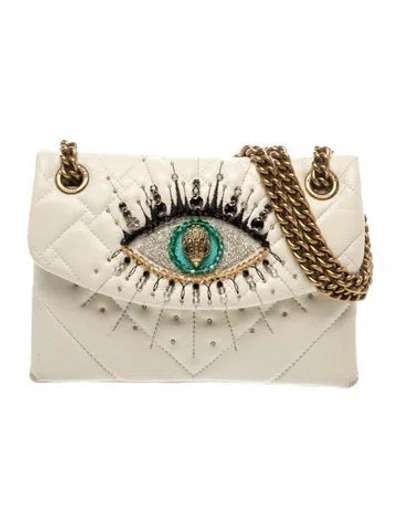 Pre-owned Kurt Geiger Leather Minaudière In Neutral
