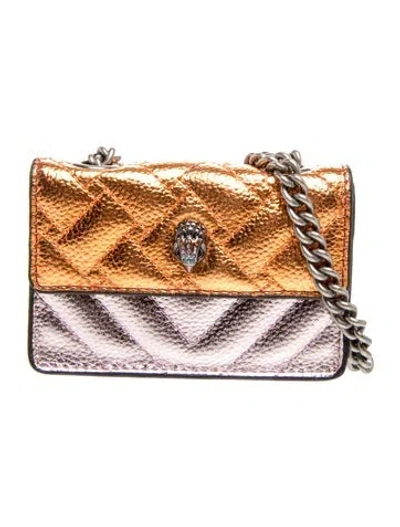 Pre-owned Kurt Geiger Leather Minaudière In Pink
