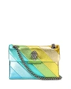 Kurt Geiger Leather Mini Kensington In Green Multi