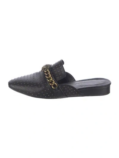 Pre-owned Kurt Geiger Leather Mules In Black