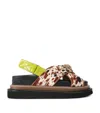 Kurt Geiger Leather Orson Cross-strap Sandals