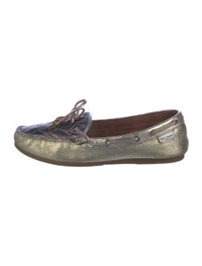 Pre-owned Kurt Geiger Leather Patterned Loafers In Multicolor