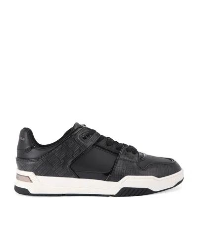 Kurt Geiger Leather Regan Sneakers In Black
