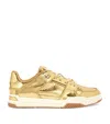 Kurt Geiger London Regan Low Top Sneaker In Gold