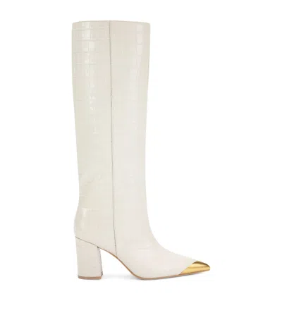 KURT GEIGER LEATHER REGENT KNEE-HIGH BOOTS