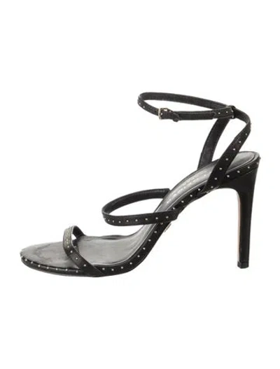 Pre-owned Kurt Geiger Leather Sandals In Black