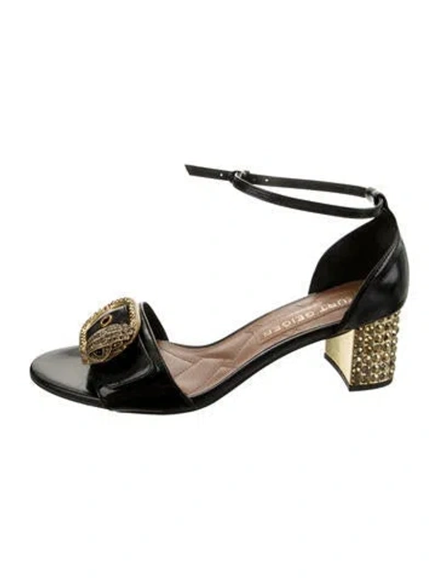 Pre-owned Kurt Geiger Leather Sandals In Black