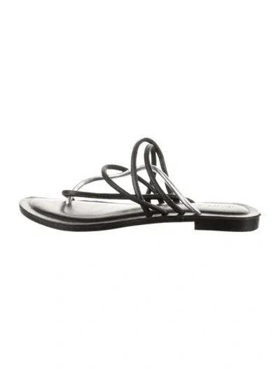 Pre-owned Kurt Geiger Leather Sandals In Black