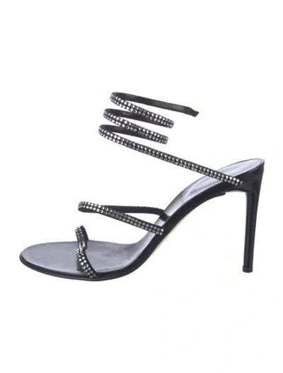 Pre-owned Kurt Geiger Leather Sandals In Black