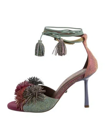 Pre-owned Kurt Geiger Leather Sandals In Green